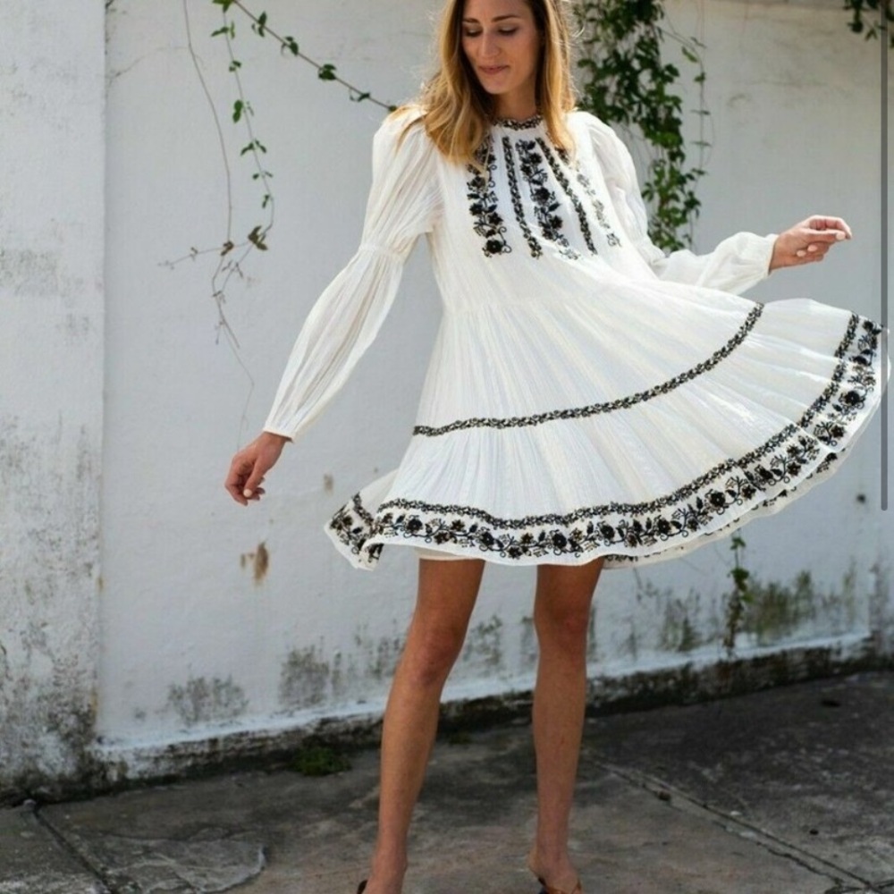 Ulla Johnson | Ceres Beaded Mini Dress Size 6